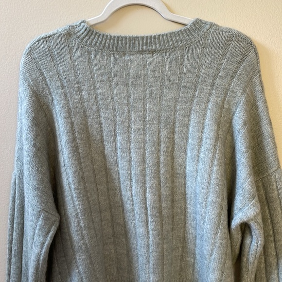 Sincerely Jules Ribbed Knit Long Sleeve Cuffed Sweater, Green Top Sz M, … - Picture 8 of 10